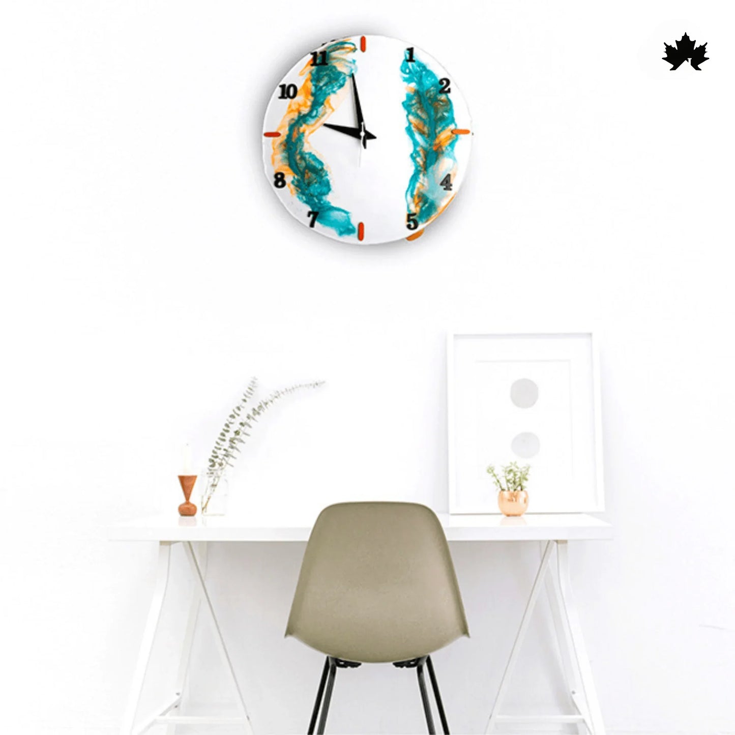Zephyr Tides - Contemporary Wall Clock | Fankaarlok