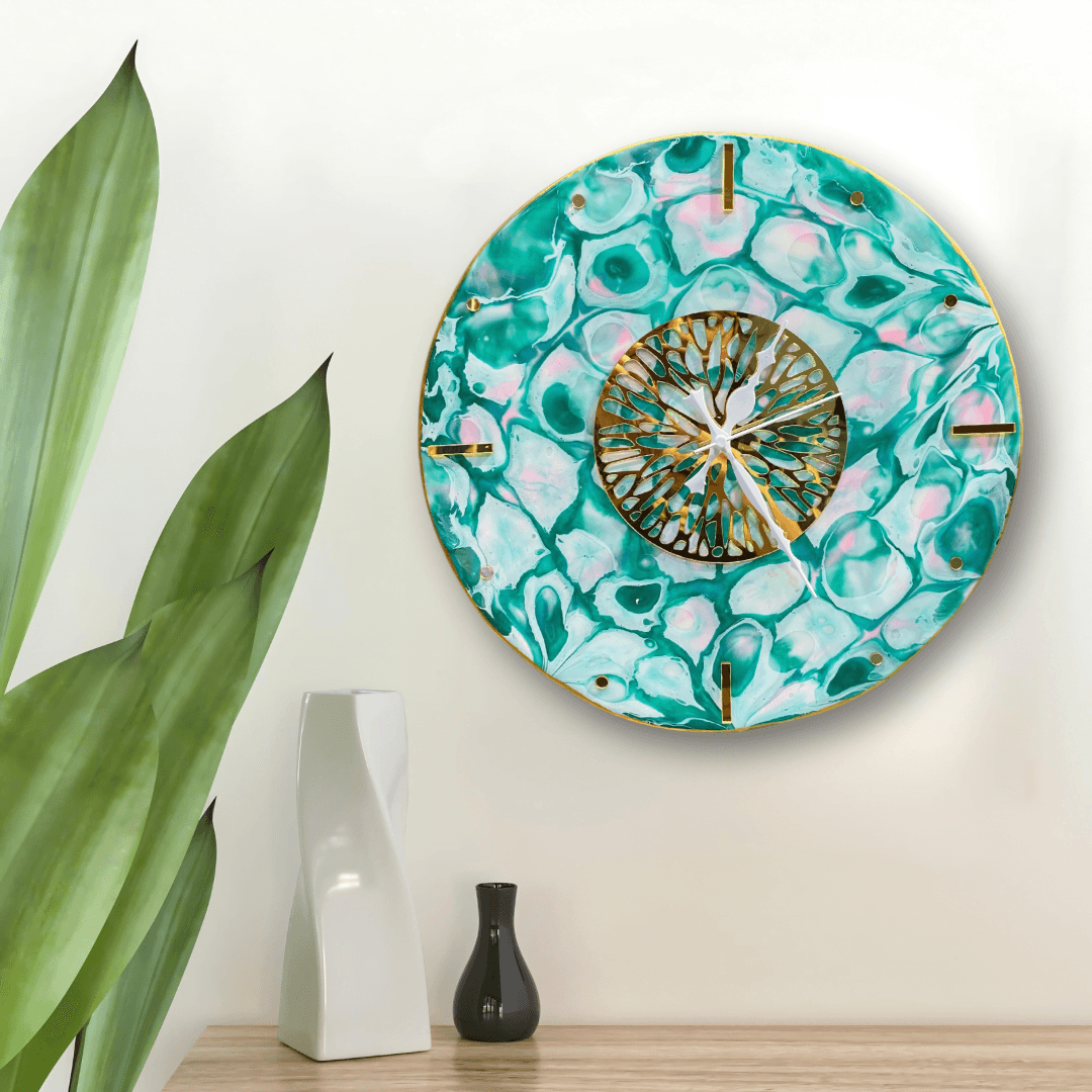 Aquatic Elegance – Unique Decorative Clock | Fankaarlok - Fankaarlok