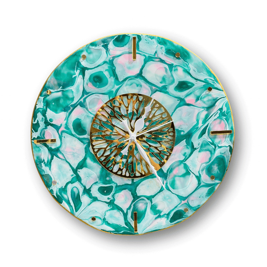 Aquatic Elegance – Unique Decorative Clock | Fankaarlok - Fankaarlok