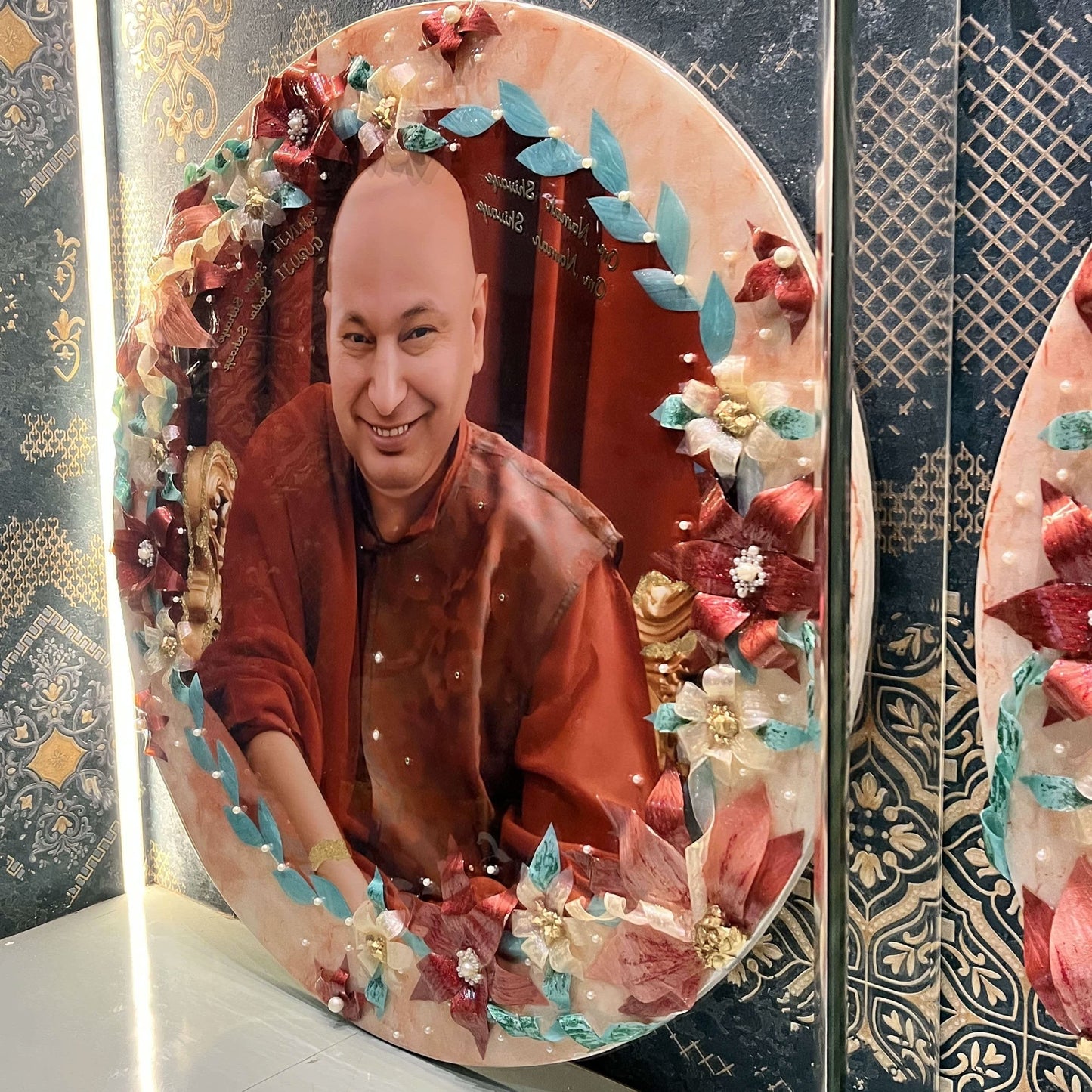 Unique Guruji Swaroop – Divine Wall Frame for Home Temple & Gifting