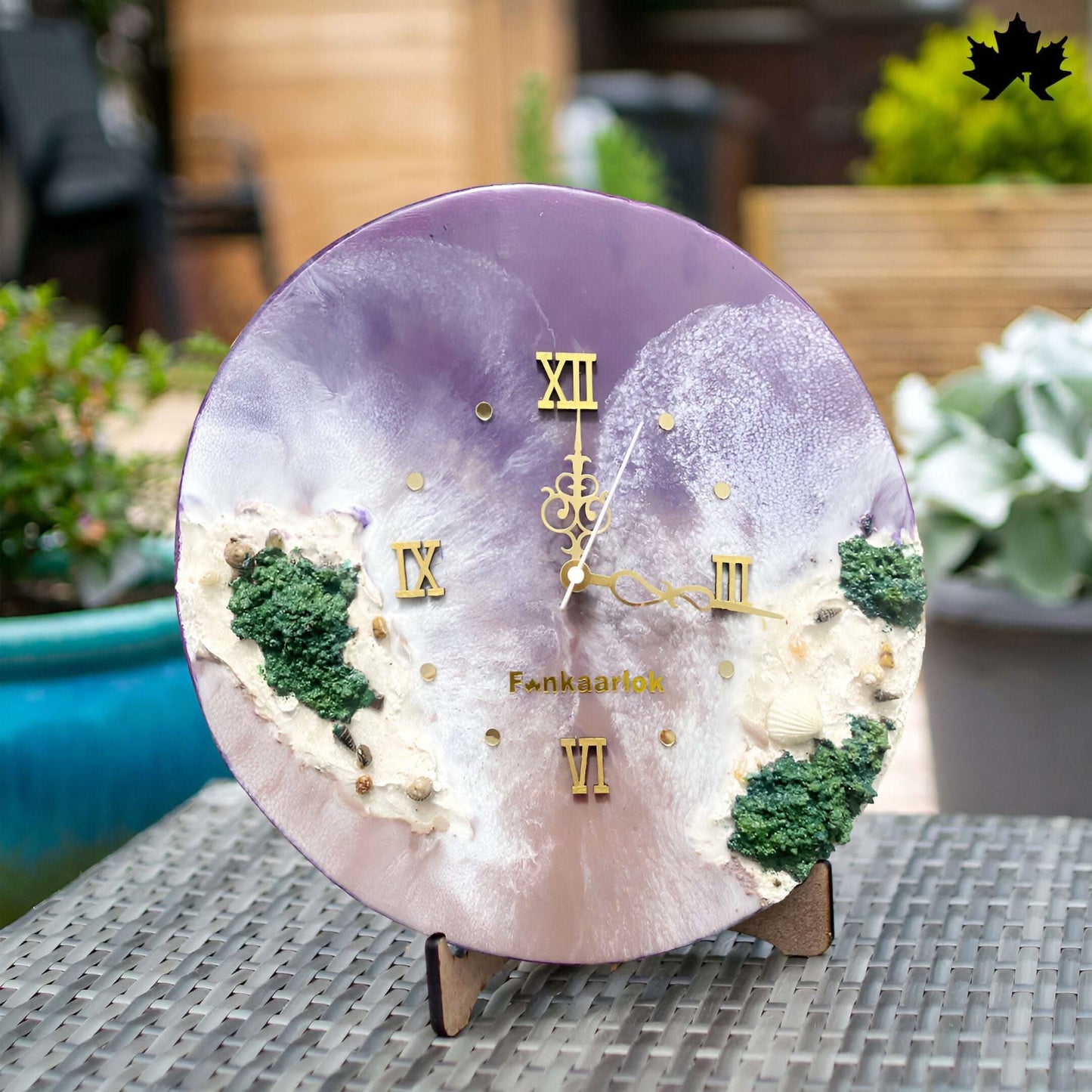 Lavender Mist - Elegant Artistic Clock | Fankaarlok - Fankaarlok