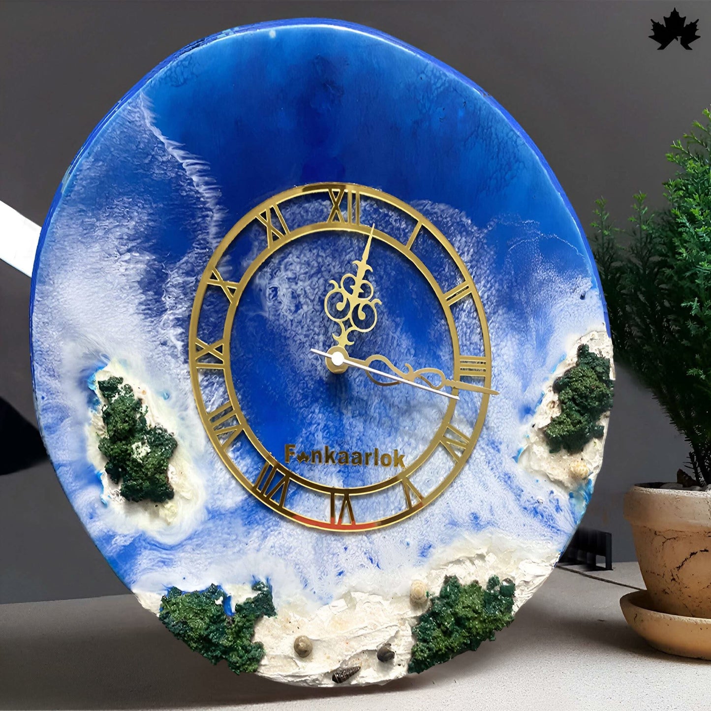 Ocean Wave - Nature Inspired Clock | Fankaarlok - Fankaarlok