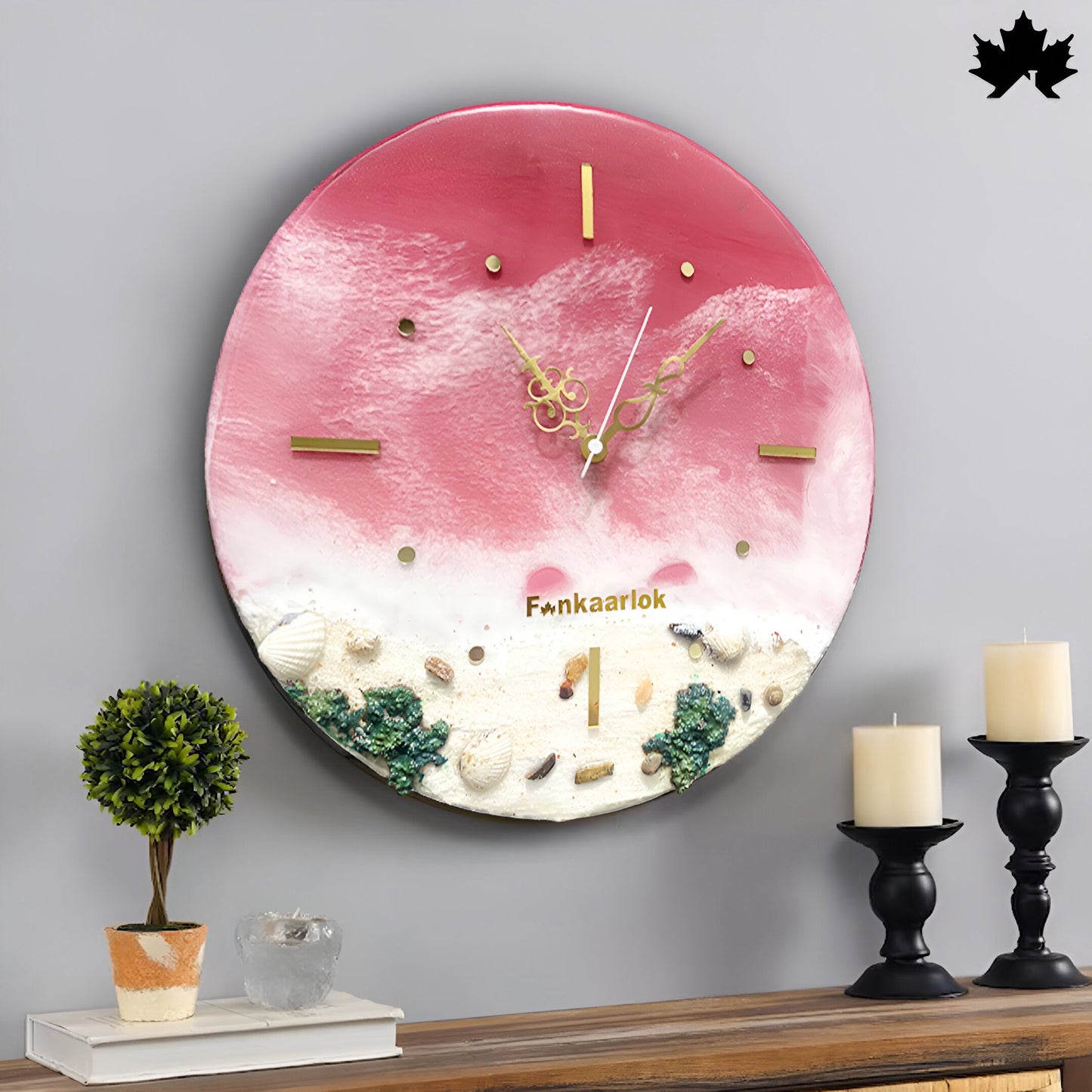 Coral Sands - Unique Decorative Clock | Fankaarlok