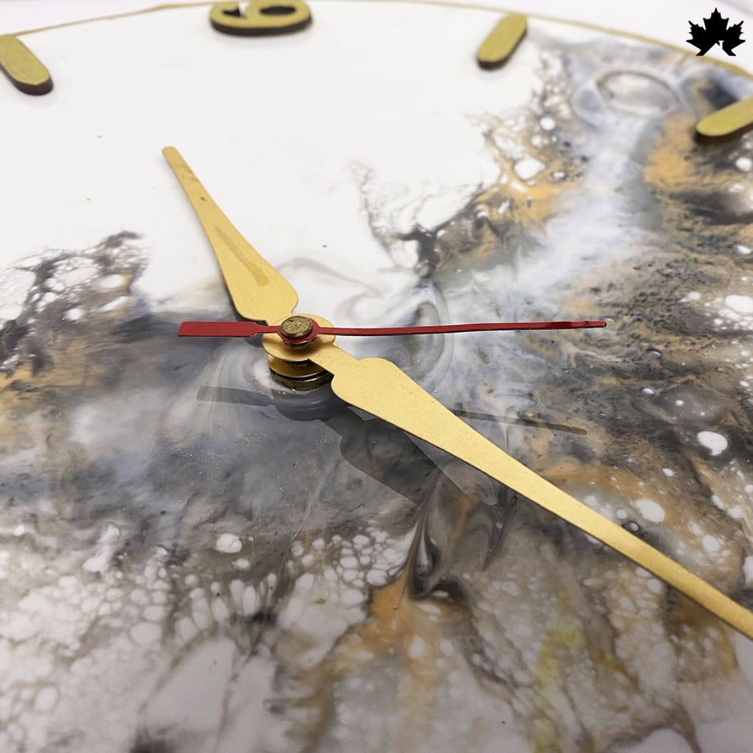 Mystic Marble Elegance - Classic Wall Clock | Fankaarlok