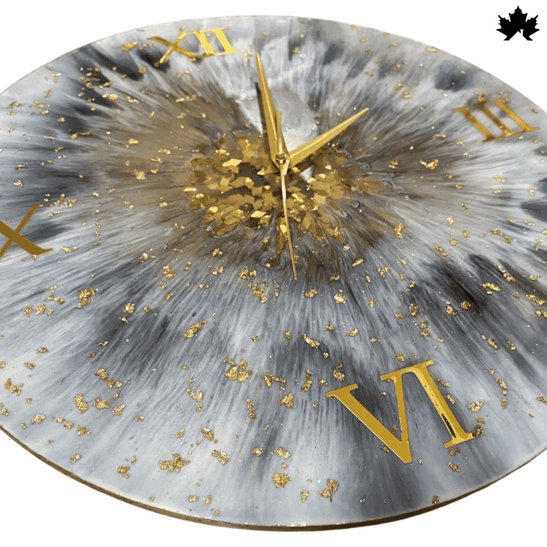Stardust Elegance - Resin Wall Clock | Fankaarlok - Fankaarlok