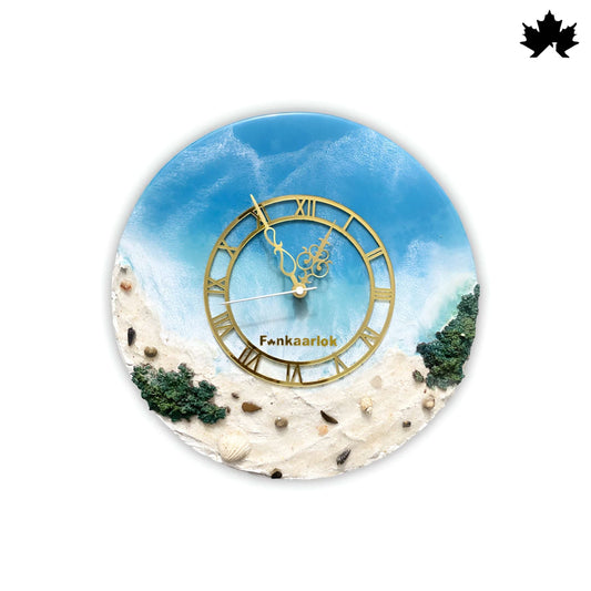 Coastal Breeze - Luxury Wall Clock | Fankaarlok - Fankaarlok