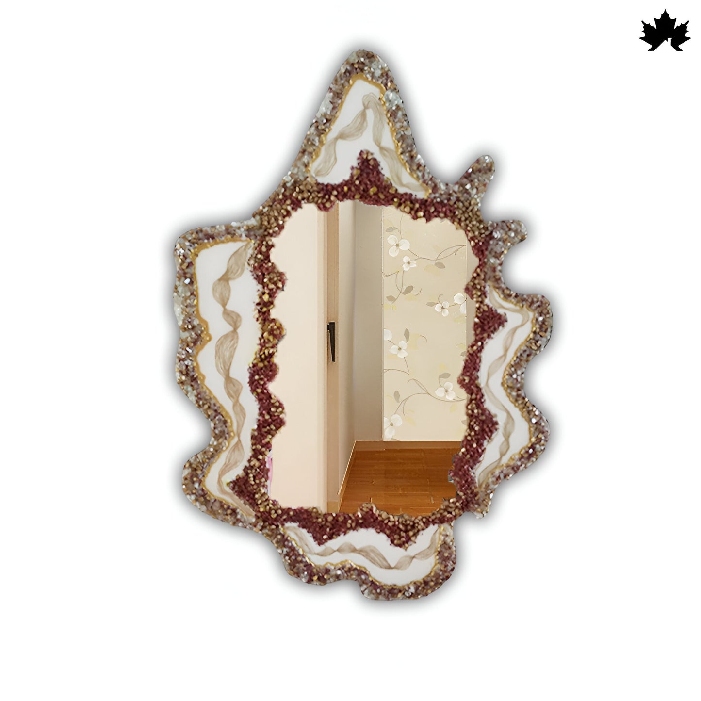 Geode Crest Mirror – Resin Home Decoration Mirror Online | Fankaarlok
