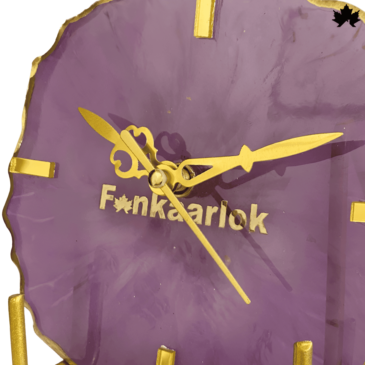 Purple Royale Desk Clock – Personalized Corporate Gifts for Employees | Fankaarlok