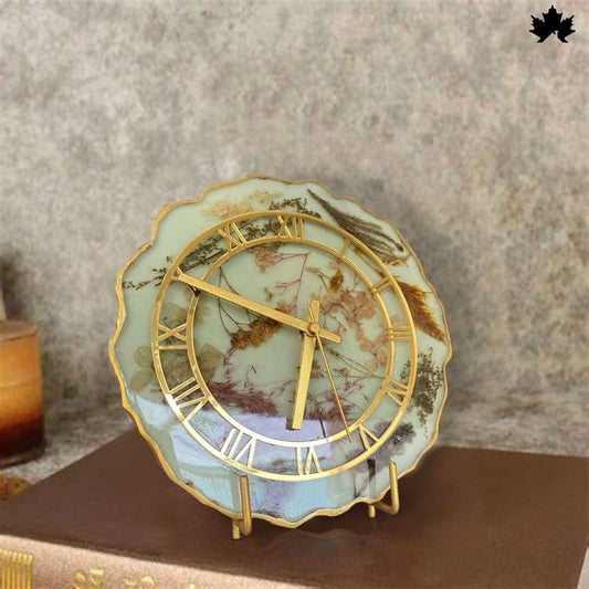 Botanical Charm Premium Desk Clock for Gifting | Fankaarlok