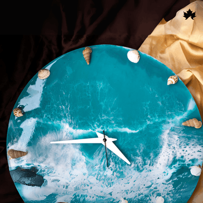 Aegean Whispers Wall Clock - Exquisite Handcrafted Decor | Fankaarlok - Fankaarlok