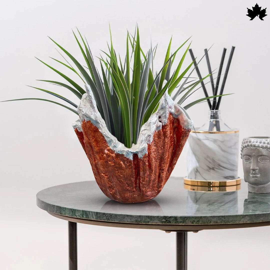 Rustic Ember Shine – Decorative Plant Pot Online | Fankaarlok