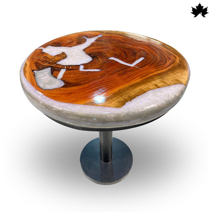 Elysian – Luxury Wood Coffee Table with Resin Inlay | Fankaarlok