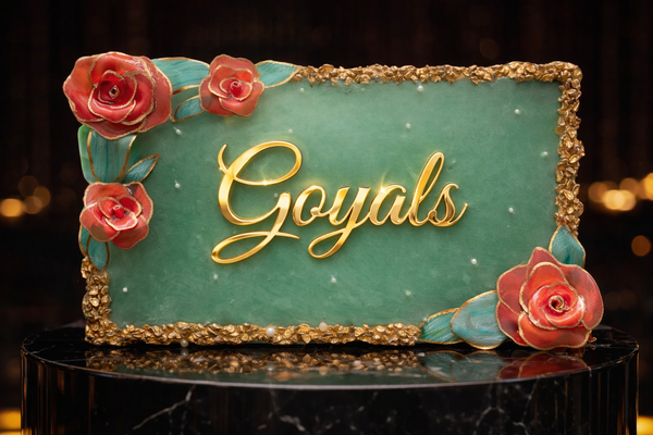 Custom resin nameplate for main door Design 2 – Fankaarlok
