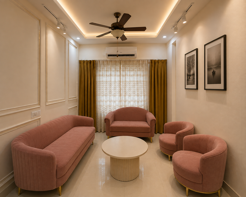 A simple, undecorated room