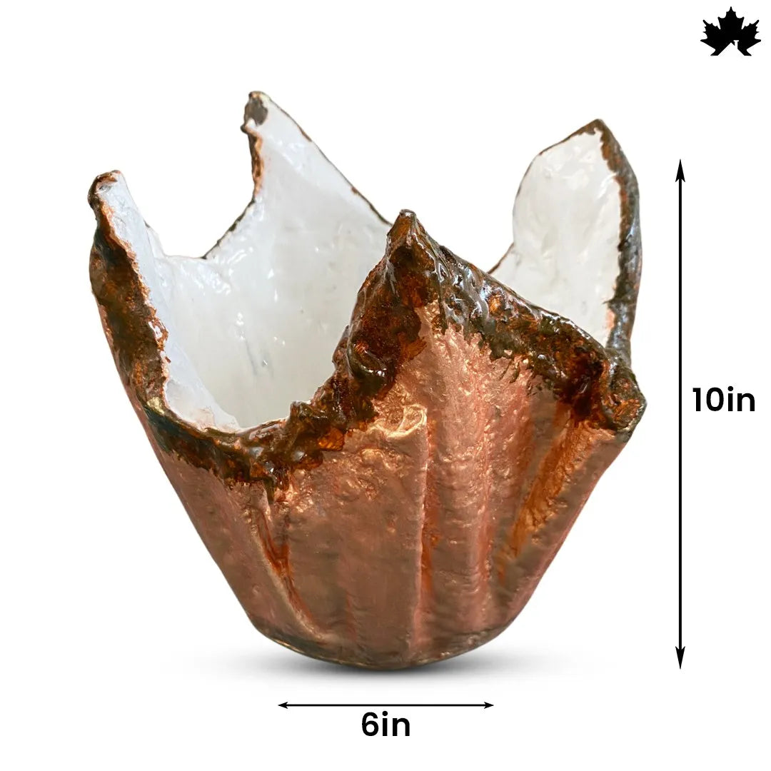 Copper Glow Elegance – Artistic Indoor Planter for Gifting | Fankaarlok