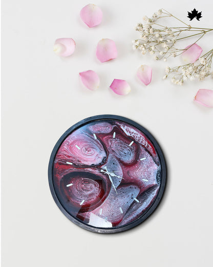 Resin Abstract Art Clock | Wall Clock for Living Room by Fankaarlok