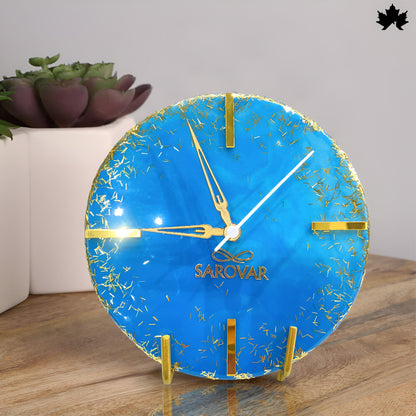 Blue Elegance Corporate Gifting Desk Clock | Fankaarlok