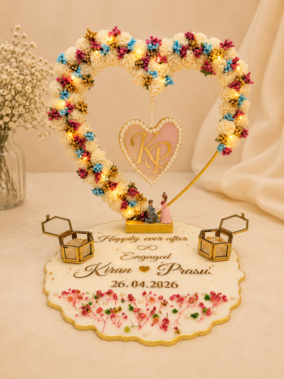Engagement ring platter