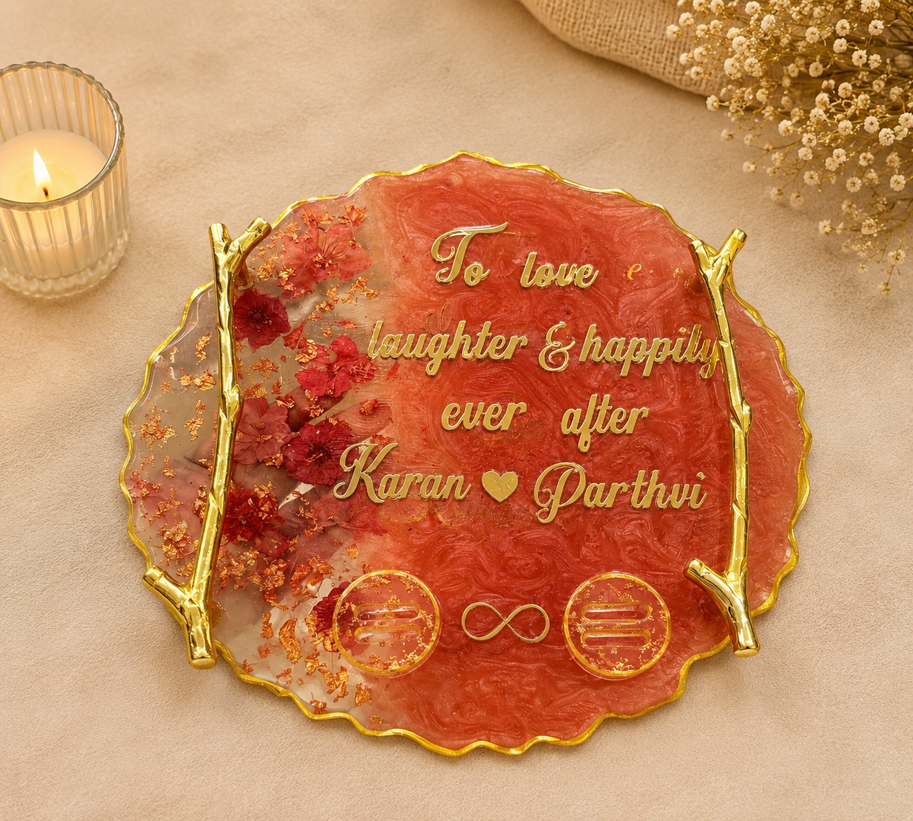 Engagement ring platter
