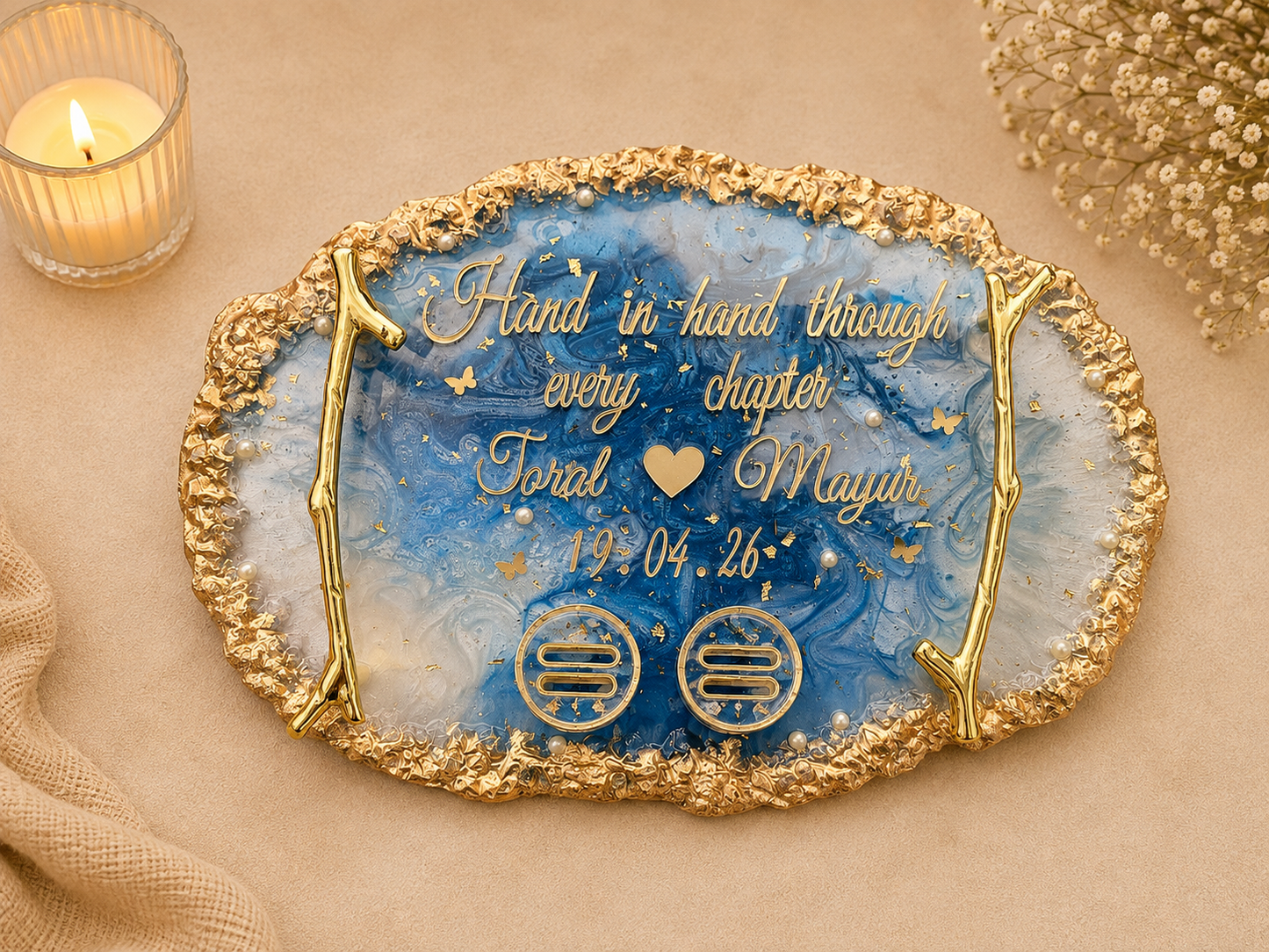 Engagement ring platter