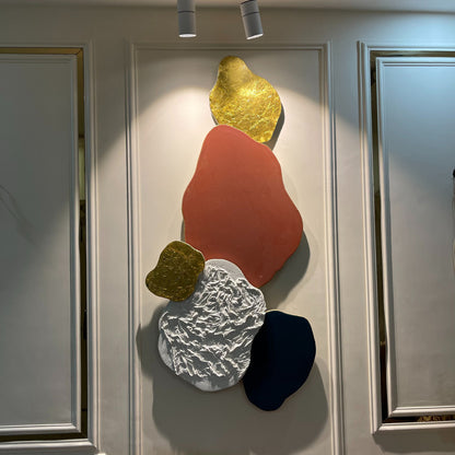 Sculpted Color Harmony – Resin Handmade Wall Art Online | Fankaarlok