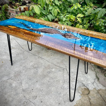 Unique Dining Table for Home – Artistic Epoxy River 3D Design Table | Fankaarlok