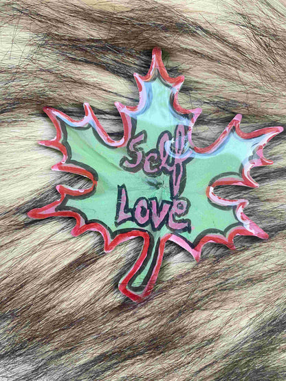 Maple Leaf Magnet – Self Love | Fridge Decoration Ideas by Fankaarlok