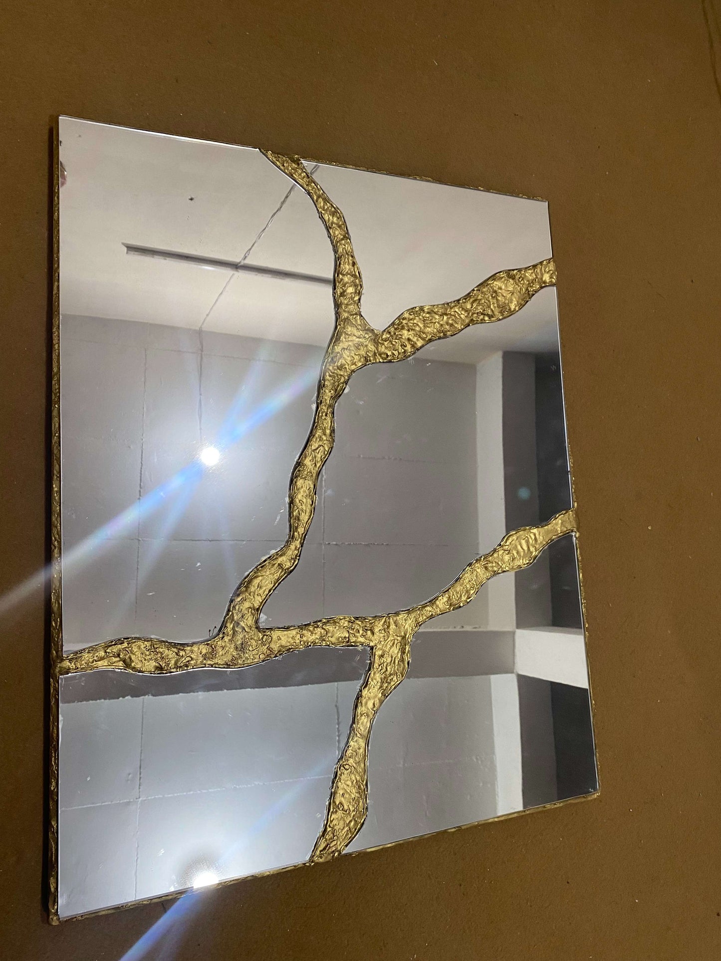 Kintsugi Luxe Panel – Resin Luxury Designer Mirror | Fankaarlok