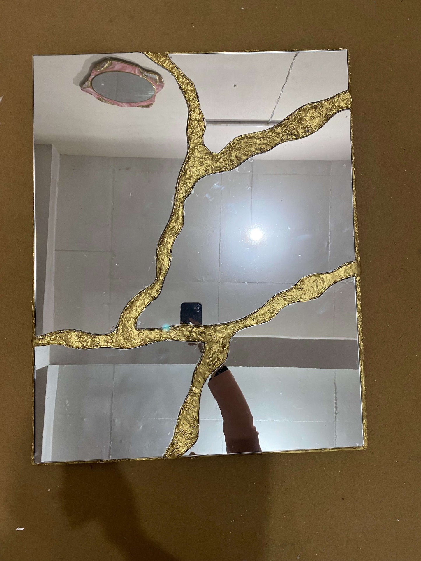Kintsugi Luxe Panel – Resin Luxury Designer Mirror | Fankaarlok