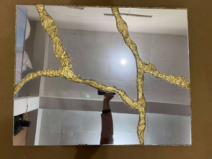 Kintsugi Luxe Panel – Resin Luxury Designer Mirror | Fankaarlok
