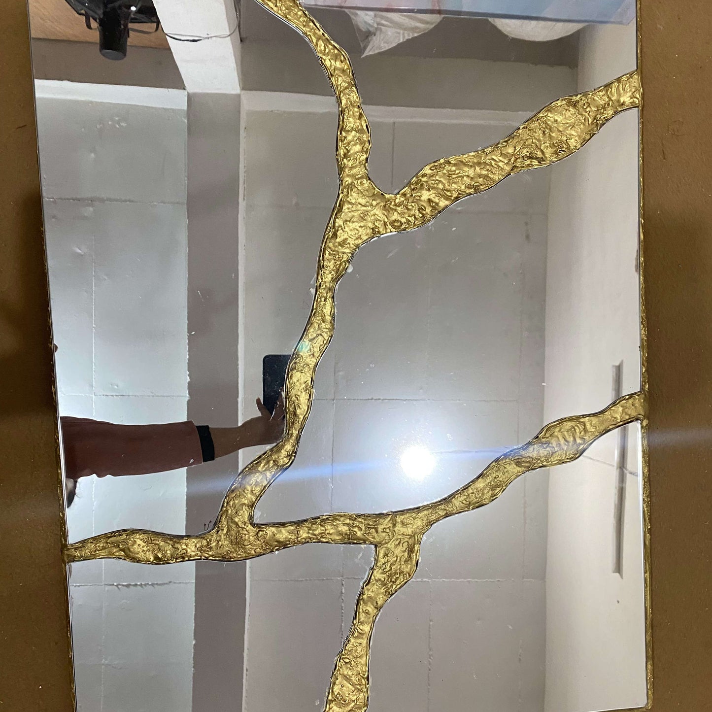 Kintsugi Luxe Panel – Resin Luxury Designer Mirror | Fankaarlok