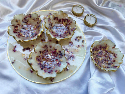 Luxury Platter with Bowls | Handcrafted Designer Serving Set - Fankaarlok