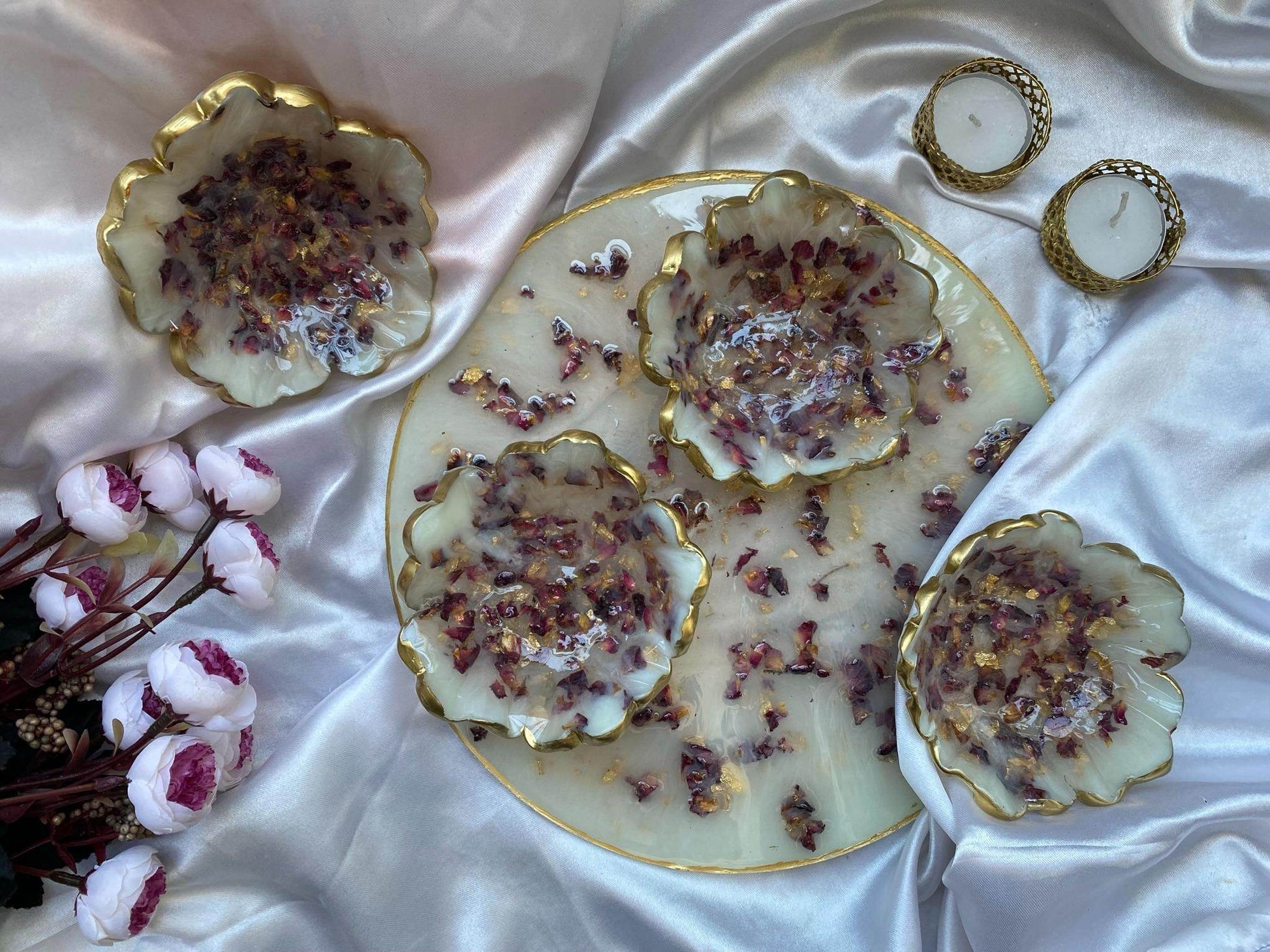 Luxury Platter with Bowls | Handcrafted Designer Serving Set - Fankaarlok