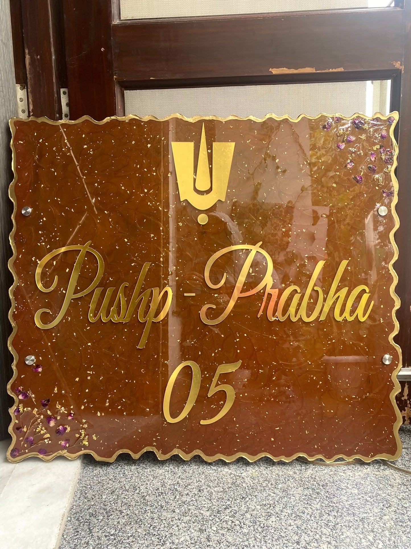 Stylish Name Board for Villa | Luxury Custom Nameplate