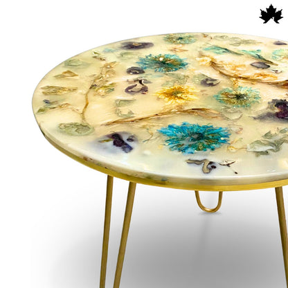 Bloom Aura – Floral Coffee Table for Living Room | Fankaarlok