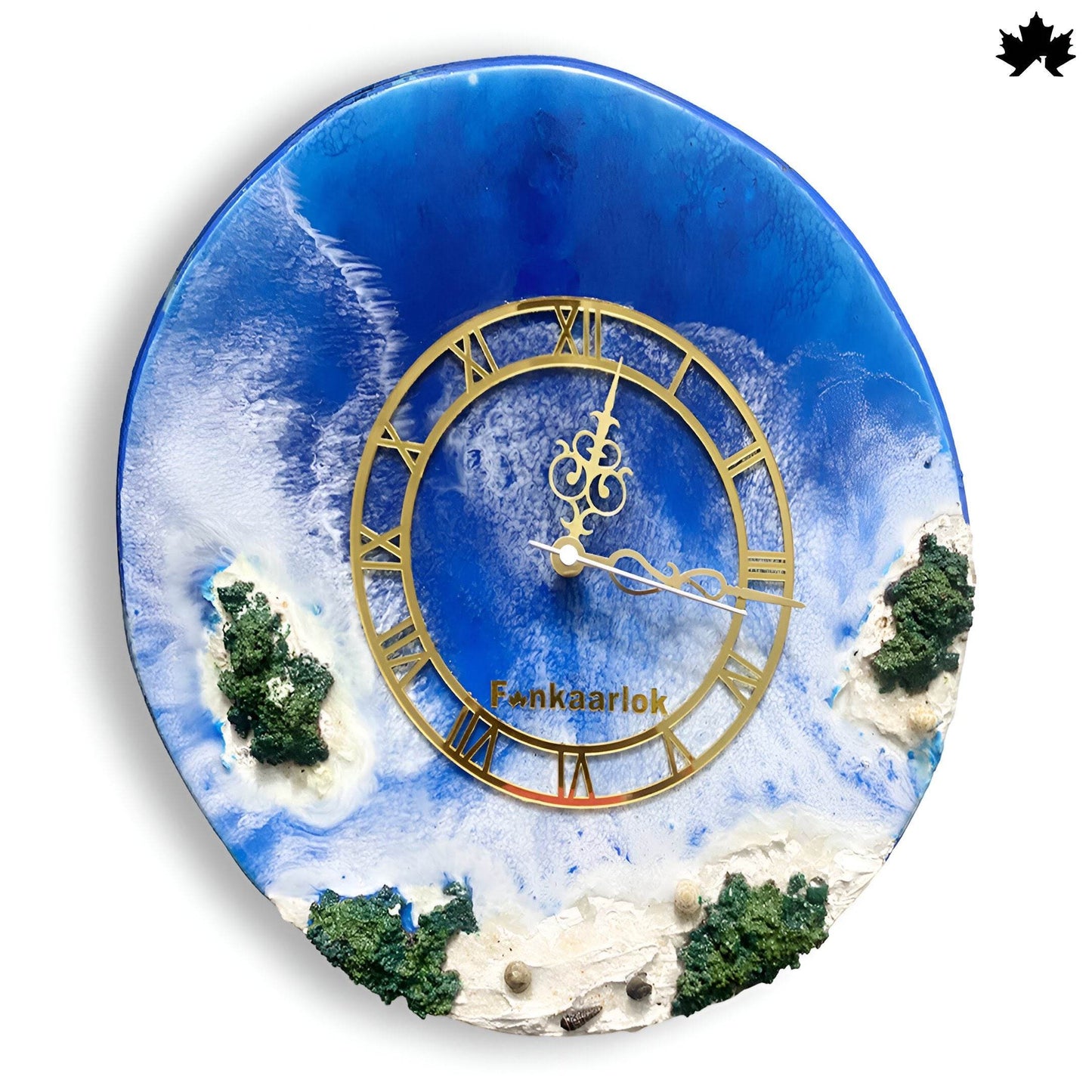 Ocean Wave - Nature Inspired Clock | Fankaarlok - Fankaarlok