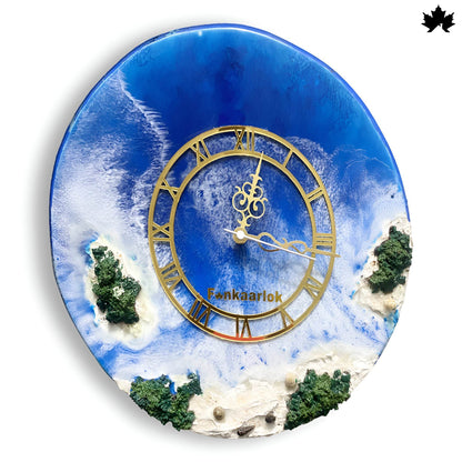 Ocean Wave - Nature Inspired Clock | Fankaarlok - Fankaarlok