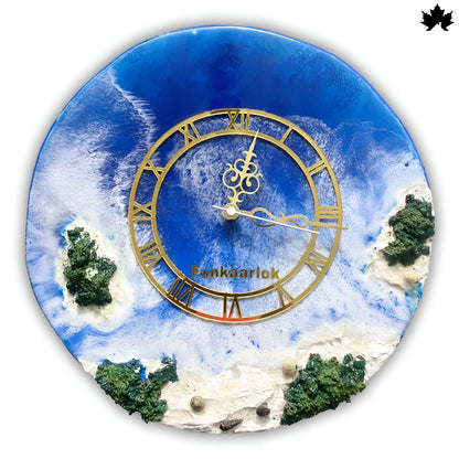 Ocean Wave - Nature Inspired Clock | Fankaarlok - Fankaarlok
