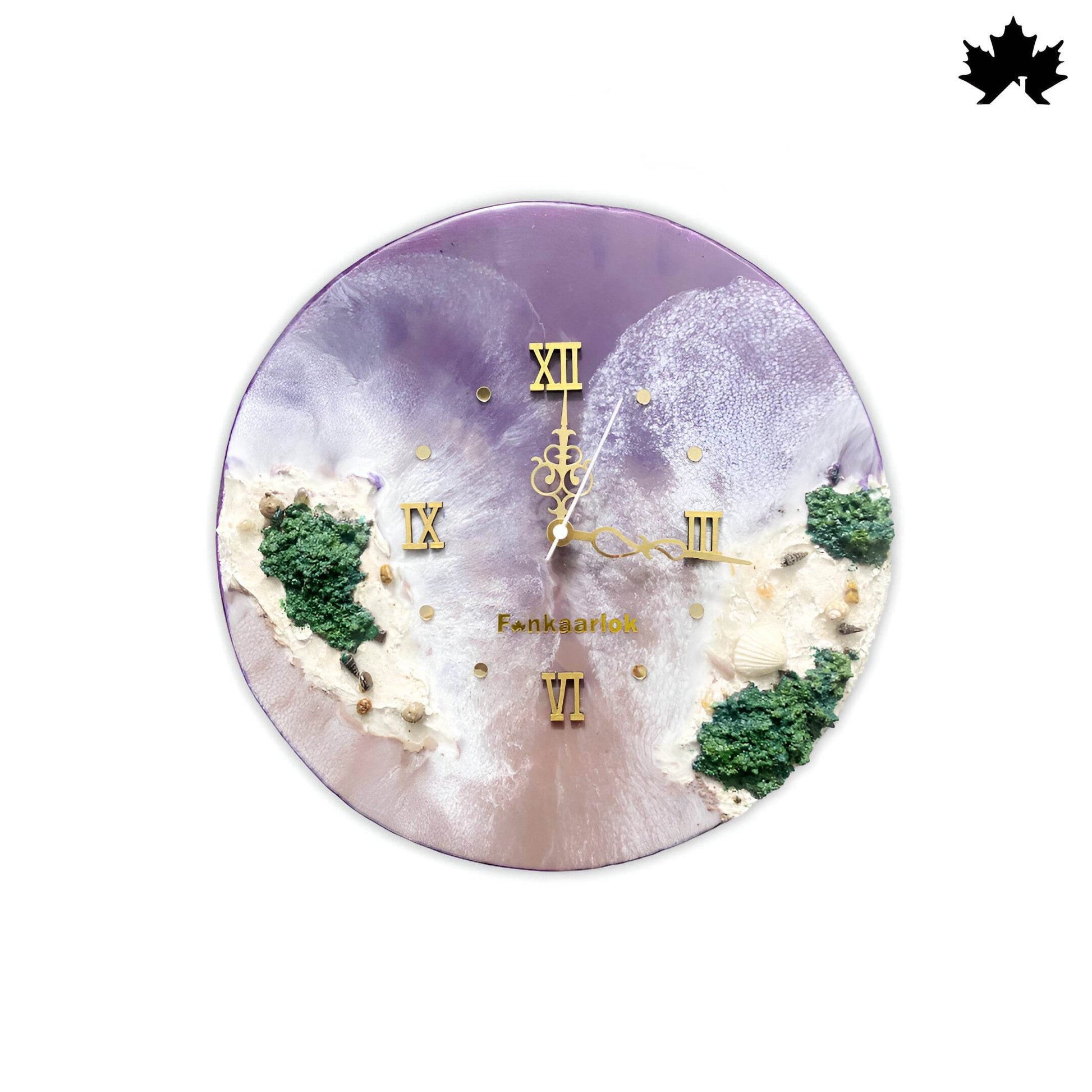 Lavender Mist - Elegant Artistic Clock | Fankaarlok - Fankaarlok
