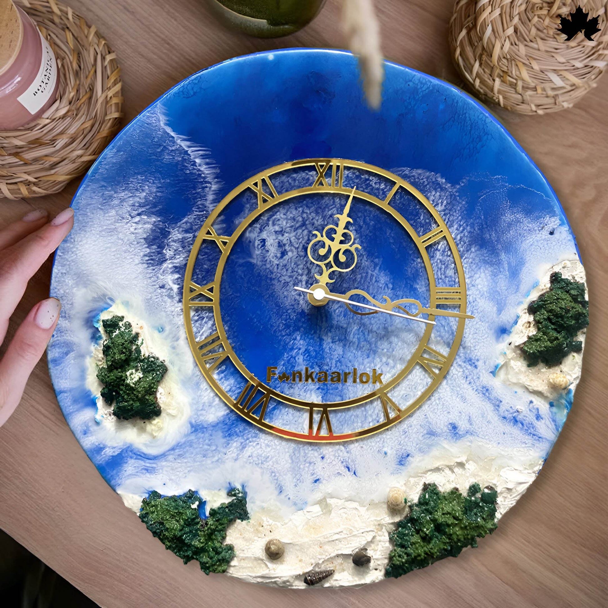 Ocean Wave - Nature Inspired Clock | Fankaarlok - Fankaarlok
