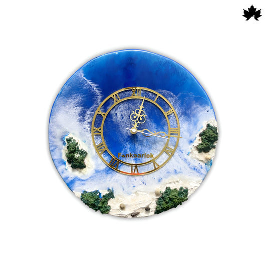 Ocean Wave - Nature Inspired Clock | Fankaarlok