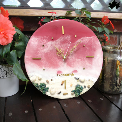 Coral Sands - Unique Decorative Clock | Fankaarlok
