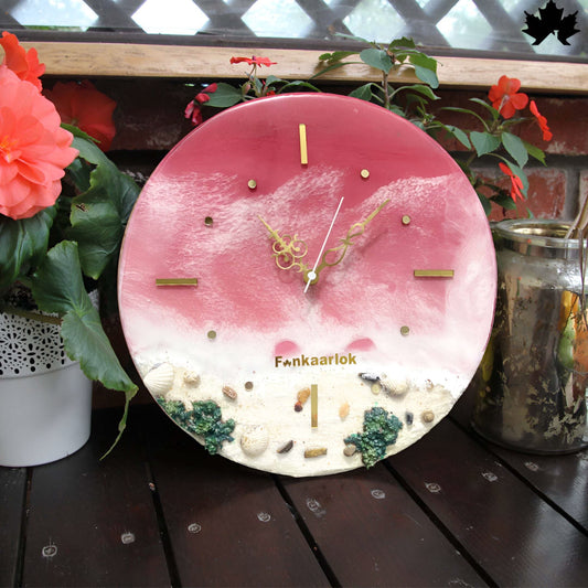 Coral Sands - Unique Decorative Clock | Fankaarlok - Fankaarlok