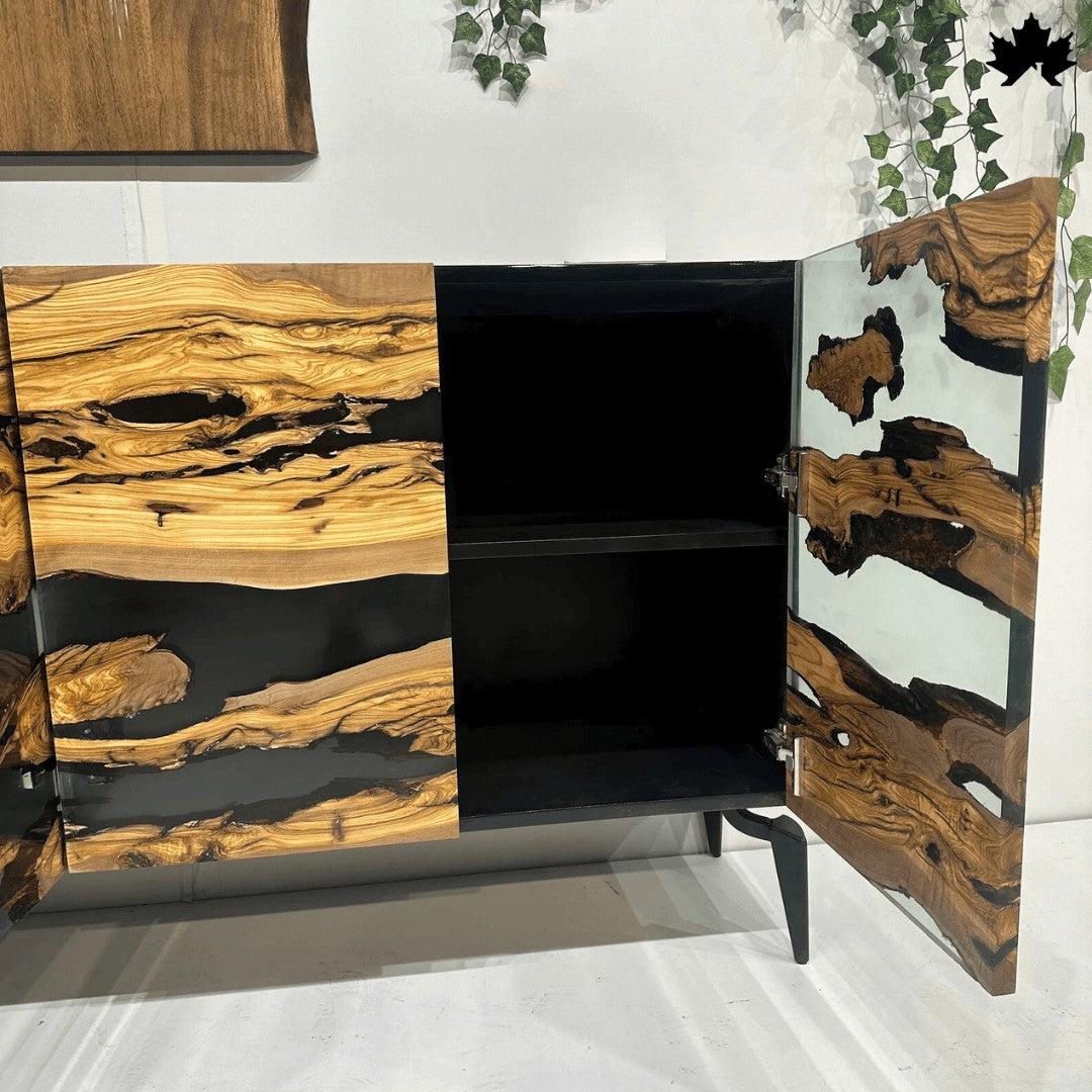 Cabinet for Home Decor – Premium Wood & Resin Storage Cabinet | Fankaarlok