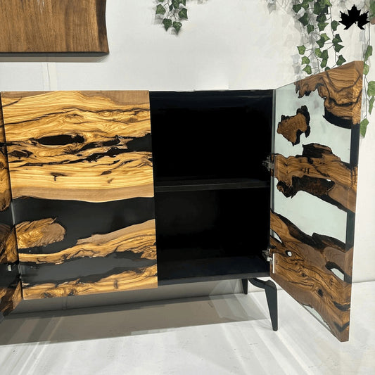 Cabinet for Home Decor – Premium Wood & Resin Storage Cabinet | Fankaarlok