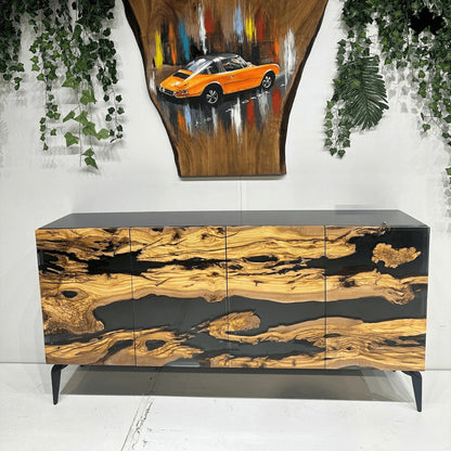 Cabinet for Home Decor – Premium Wood & Resin Storage Cabinet | Fankaarlok