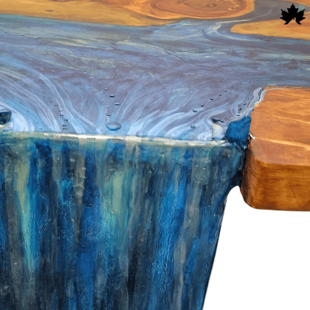 Hallway Console Table – Waterfall Designer Entryway Table | Fankaarlok