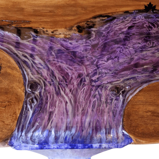 Modern Console Table Design – Purple Waterfall Entryway Table | Fankaarlok