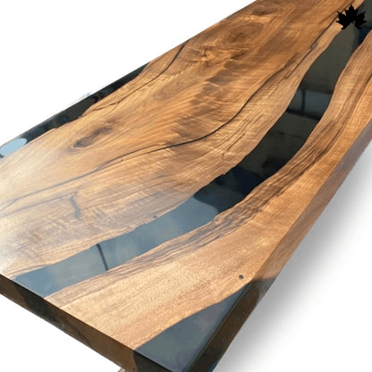 Sofa Back Console Table – Modern Resin & Solid Wood Hallway Unit | Fankaarlok