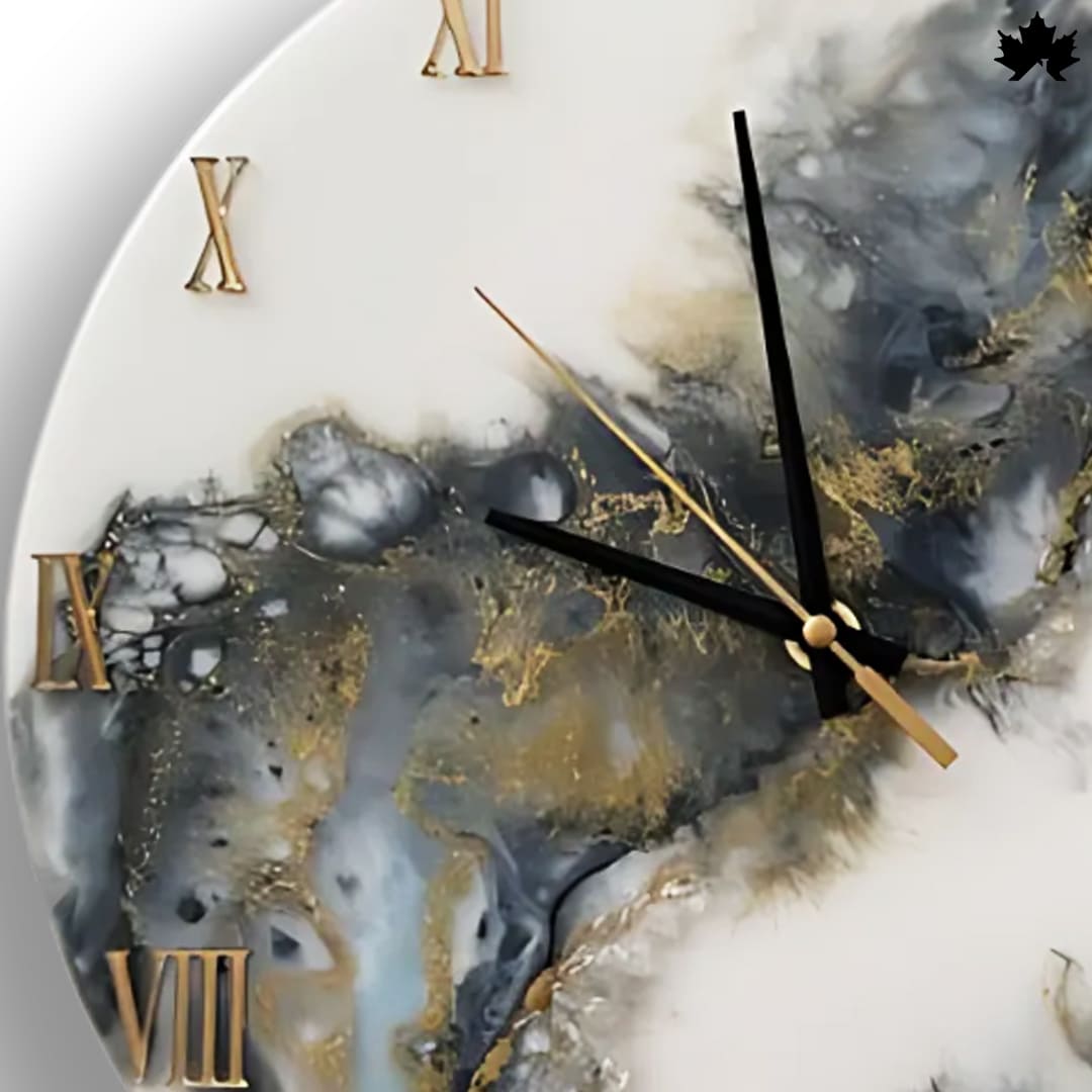 Mystic Marble Elegance - Classic Wall Clock | Fankaarlok